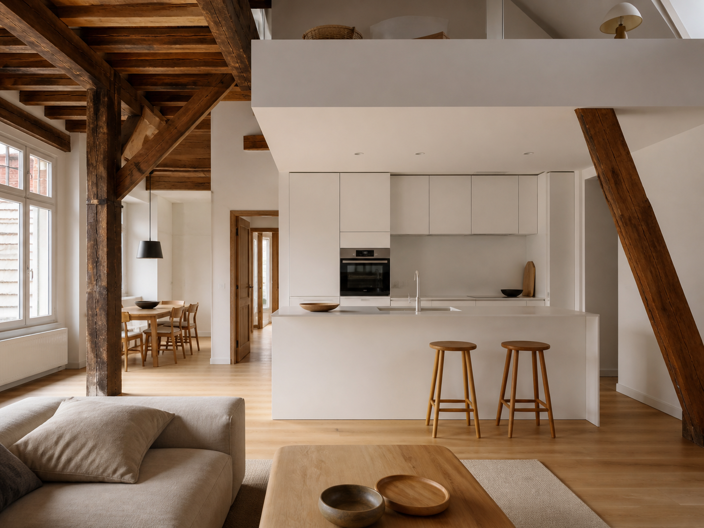 Appartement alsacien rénové