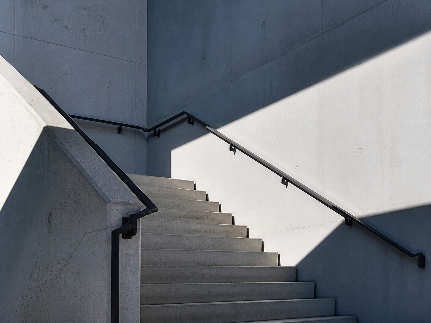 Escalier contemporain en béton